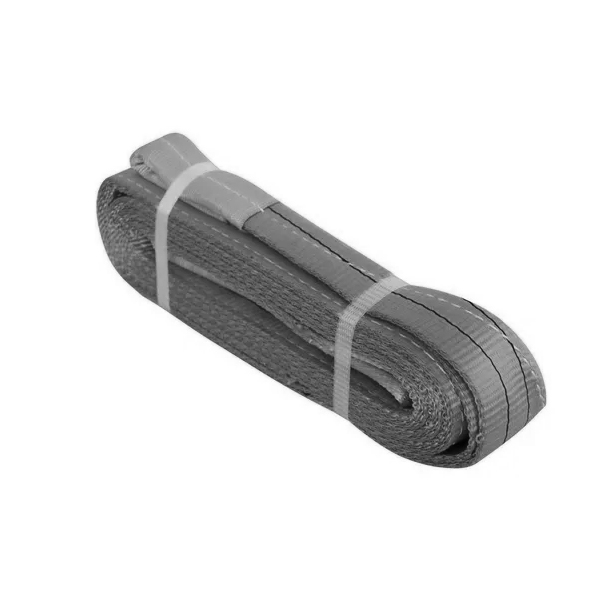 ESLINGA COLOR GRIS ANCHO 5 LARGO 6 METROS 4 TONELADAS 2 CAPAS  TENSION DE TRABAJO 28 TONELADAS CAPACIDAD DE RUPTURA 28T F/SEG 7                       