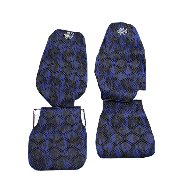 JUEGO CUBRE ASIENTO VOLVO FMX AZUL                                                                                                                    