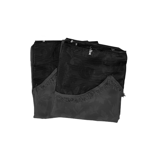 JUEGO CORTINAS 2 PIEZAS CAMA GRIS CONSTELLATION TECHO BAJO                                                                                            