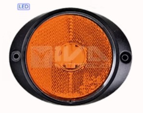 FAROL LATERAL OVAL LED AMBAR                                                                                                                          