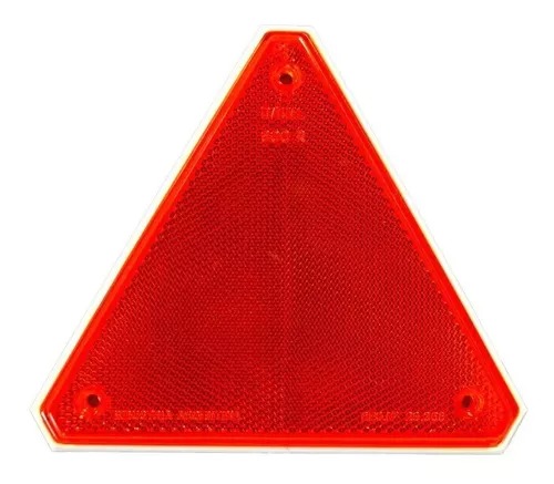 BALIZA REFLECTIVA ROJA 15CM X 15 CM                                                                                                                   