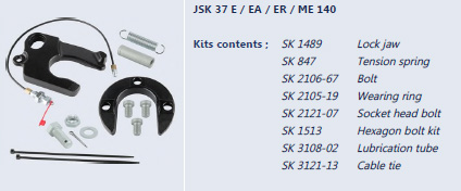 KIT QUINTA RUEDA JOST 2" CON ANILLO 3 TORNILLOS