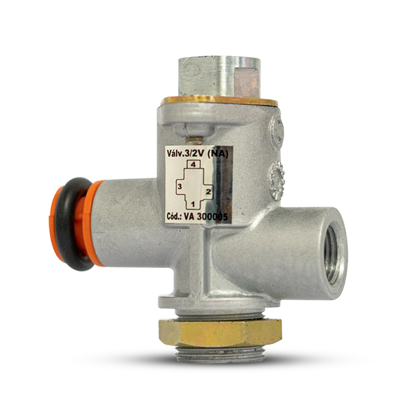VALVULA BLOQUEO 3/2 VIAS REMOLQUE RANDON NOMA GUERRA FACCHINI ROSCA 16MM TRL-3548UD02 - ENG401380 6559900470 - WABCO 5710400000 - RANDON 21101617     