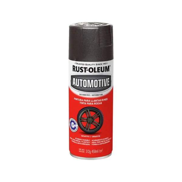 AEROSOL PARA LLANTAS GRAFITO BRILLANTE RUSTIC OLEUM 312GRS.                                                                                           