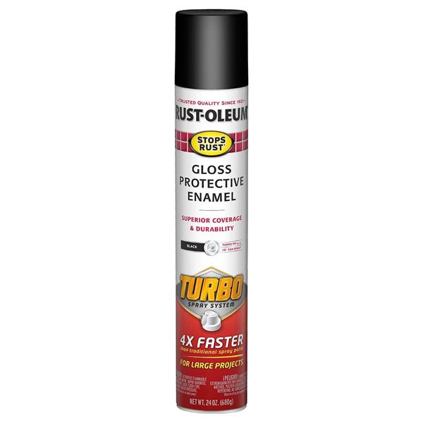 AEROSOL NEGRO PROTECCION TURBO METAL 4XFASTER 680 GRS.                                                                                                