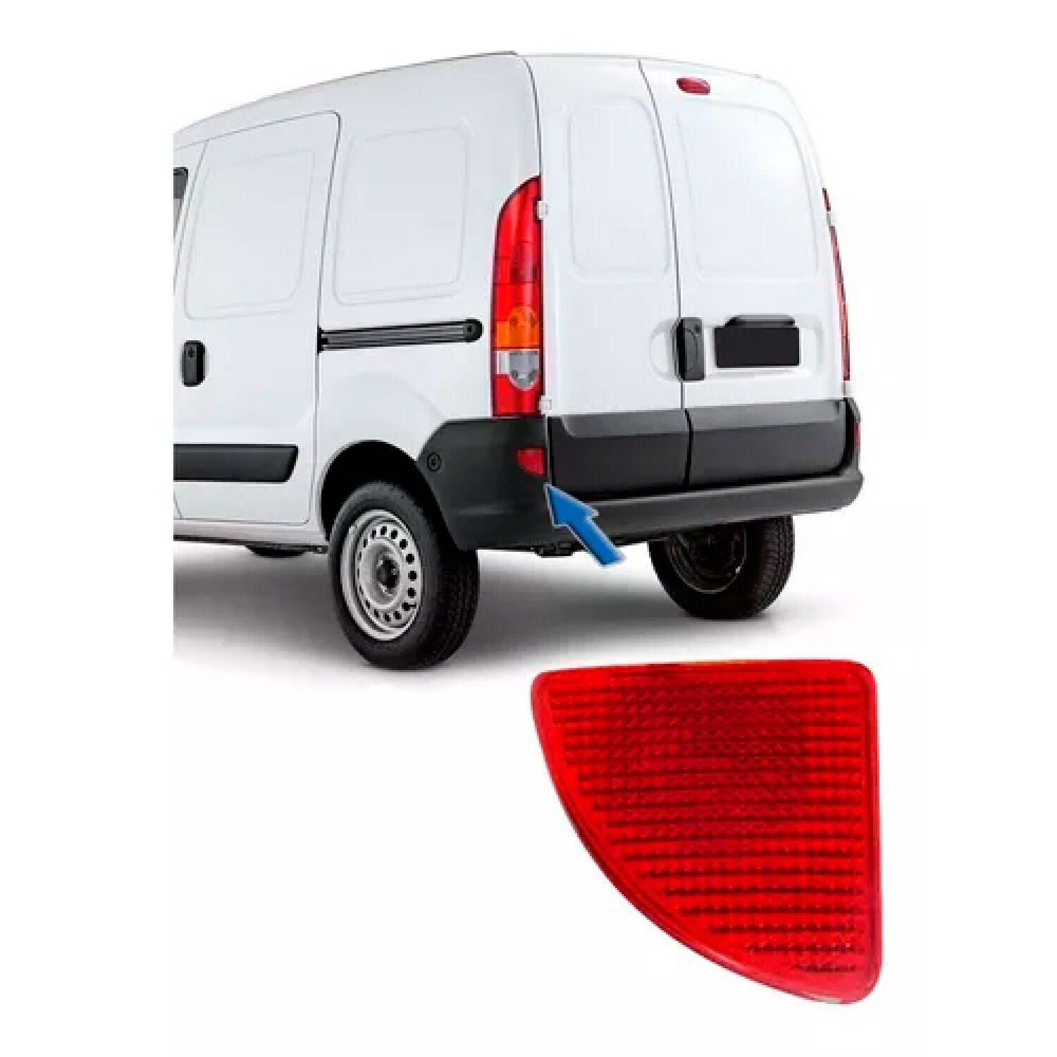 REFLECTOR DE PARAGOLPE IZQUIERDO RENAULT KANGOO                                                                                                       