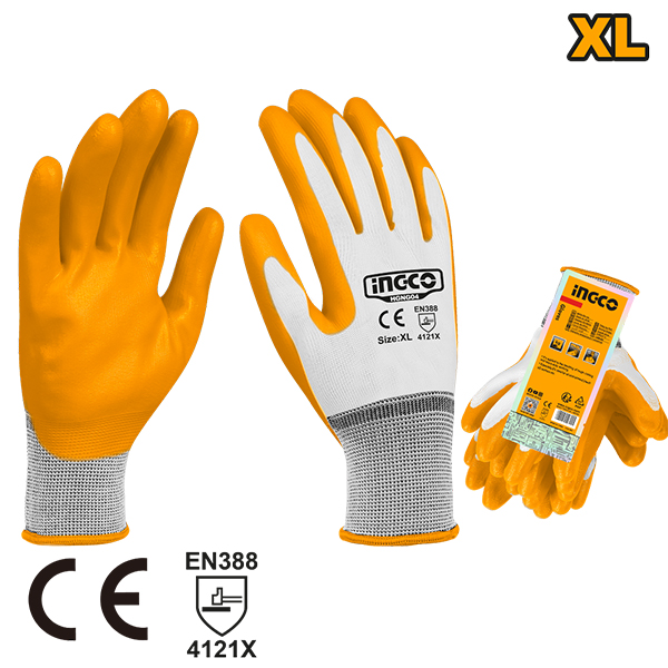 GUANTE NITRILO TALLE XL INGCO                                                                                                                         