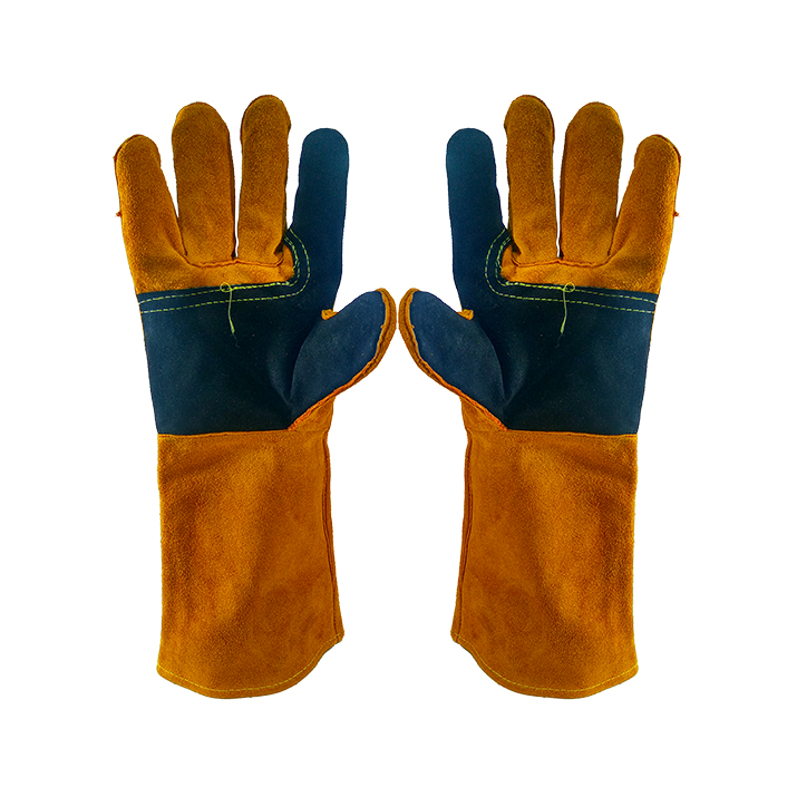 GUANTES DE CUERO LARGO PARA SOLDAR INGCO 16"