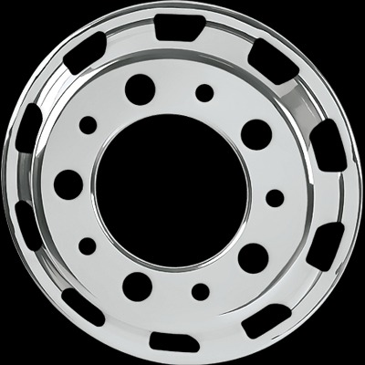 JGO DE TAZAS CROMADAS DELANTERA AMERICA SPEED C/VALVULA ARO 22.5  FABBOF                                                                              