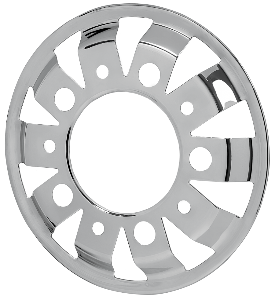 JGO DE TAZAS CROMADAS DELANTERA AMERICA SPORT S/VALVULA ARO 22.5  FABBOF                                                                              