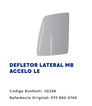 DEFLECTOR LATERAL DERECHO MERCEDEZ BENZ  ACCELO                                                                                                       