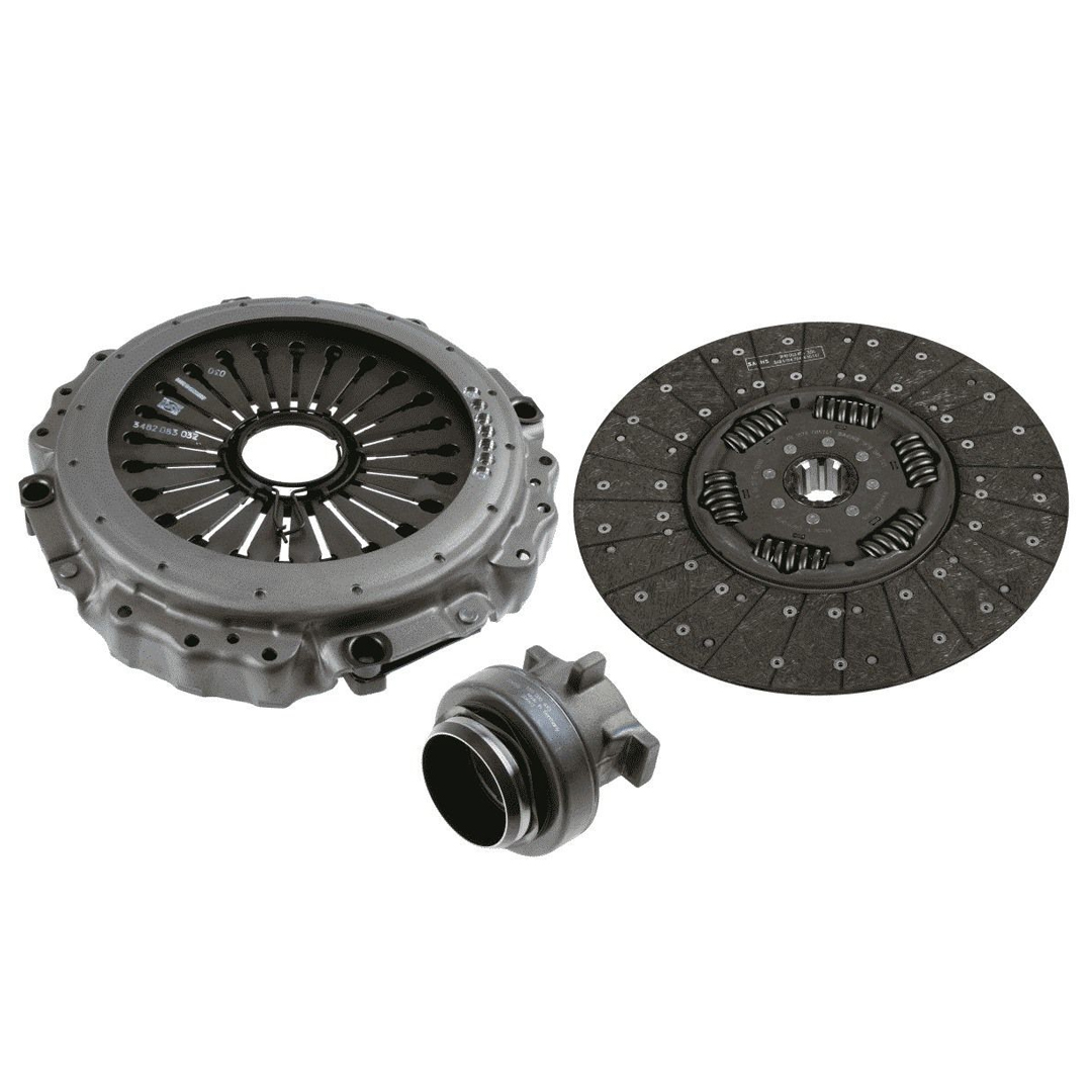 KIT DE EMBRAGUE SACKLS 430MM 10 ESTRIAS IVECO EUROTECH EUROTRAKER STRALIS FOTON 336 3400000235 6542 450E37/740E42  PLACA 1542  DISCO 5655, 5704 O 5705
