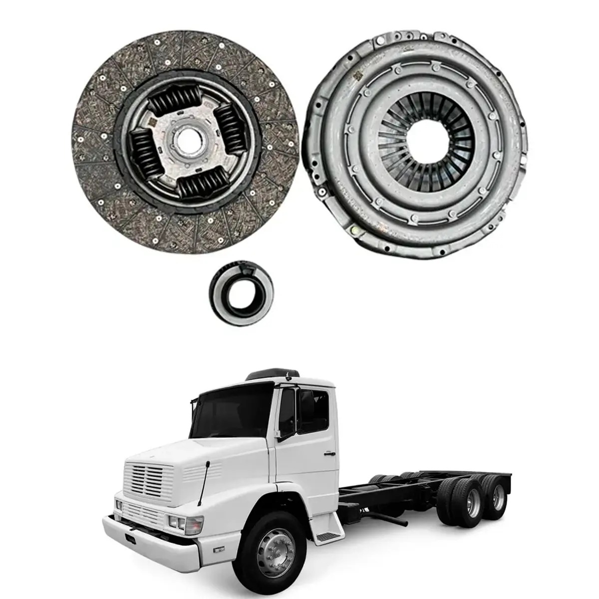 KIT DE EMBRAGUE SACKLS 350MM 10 ESTRIAS MERCEDES BENZ /1218/1417/1419/1620/1621/1717/1720/2318 OH1318/OH1420/OH1421/OH1521/OH1620/ MOTOR OM 366 SACHS 