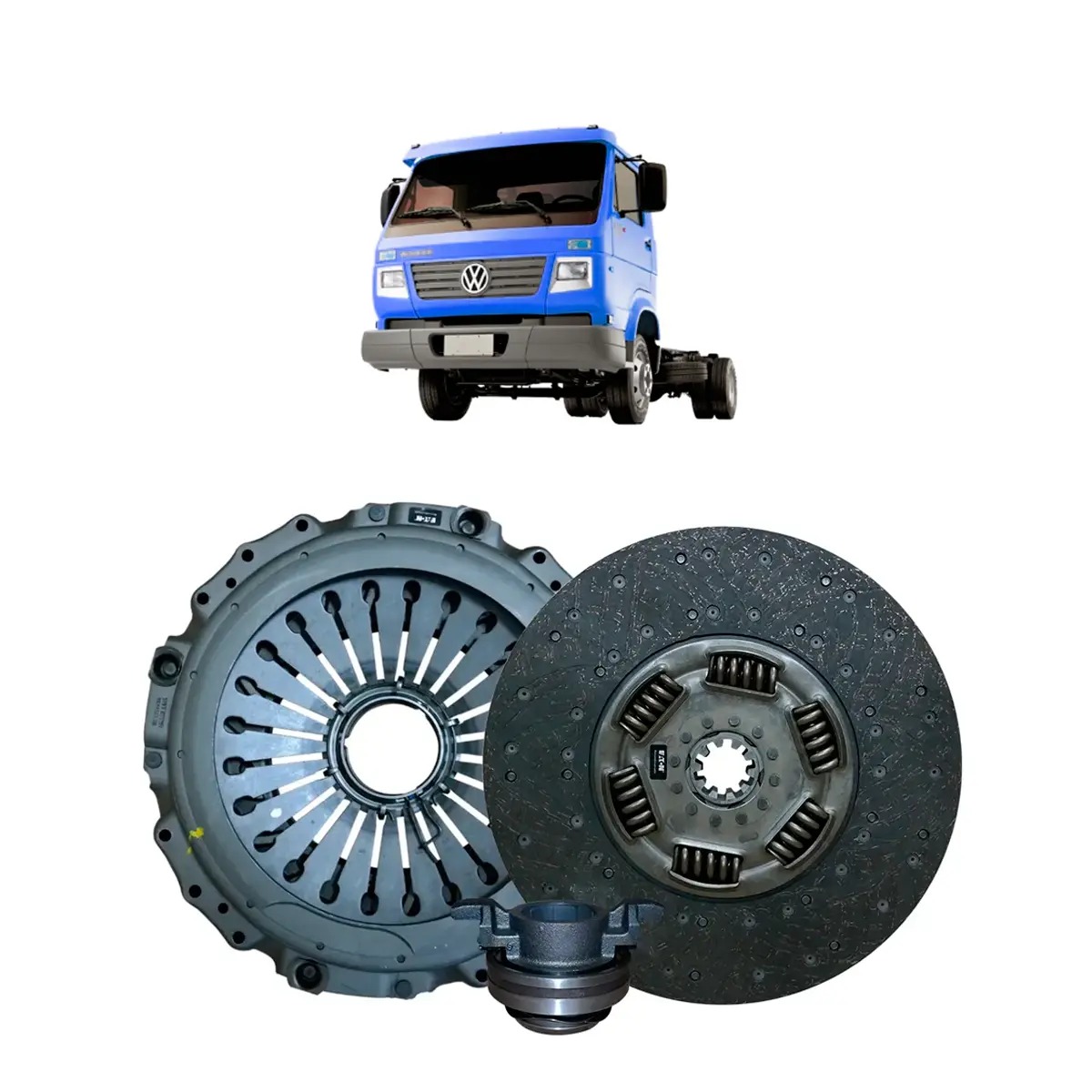 KIT DE EMBRAGUE SACKLS 350MM 10 ESTRIAS VW/FORD CARGO VW 15180 13180 SACHS 6578                                                                       