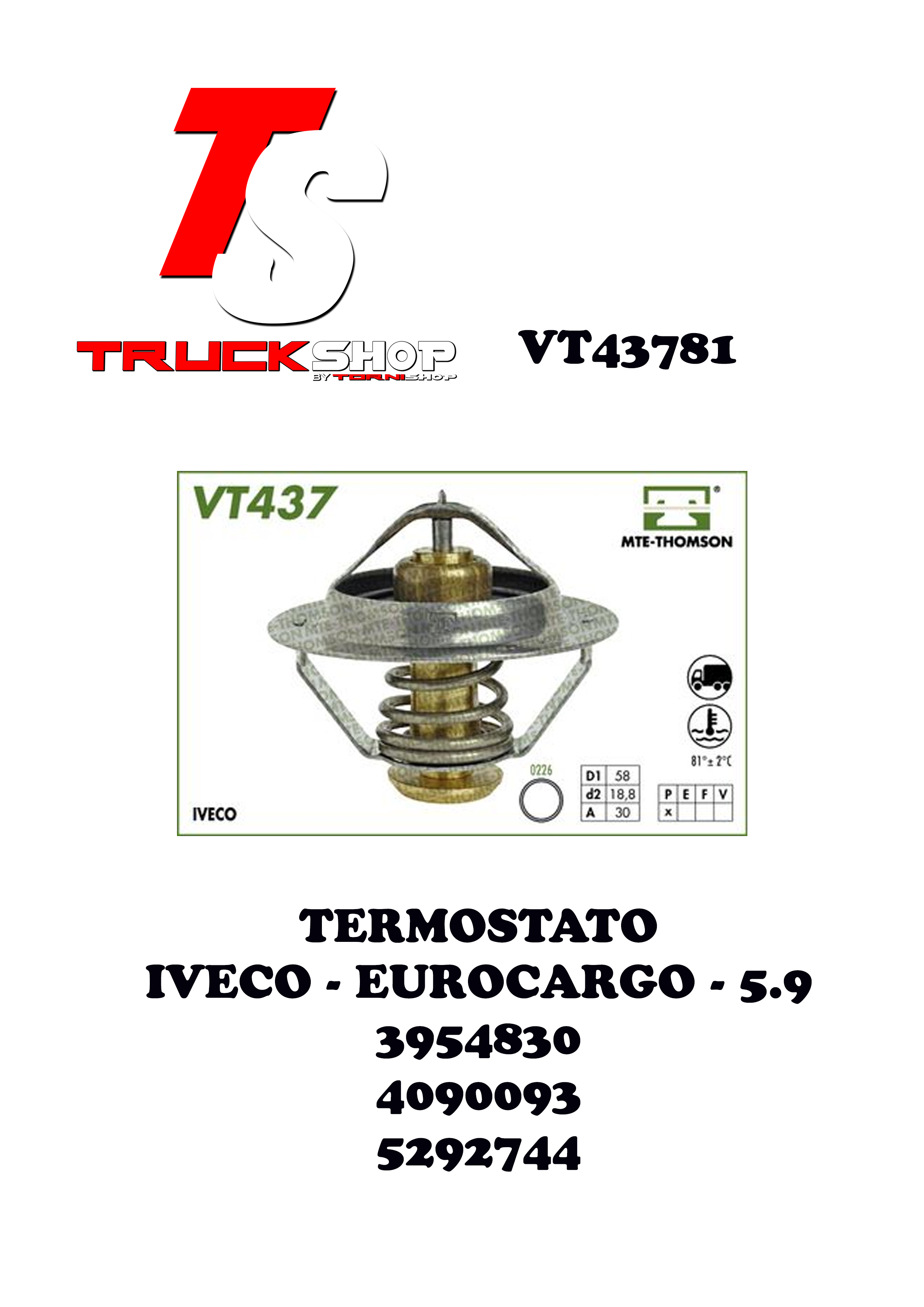 TERMOSTATO EUROCARGO 5.9                                                                                                                              