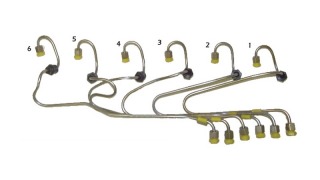 JGO CAÑOS INYECCION 6 TUBERÍAS DE INYECCION - MERCEDES BENZ OM366 OH 1315 - JUEGO ARMADO C/PEINES CMD                                                 