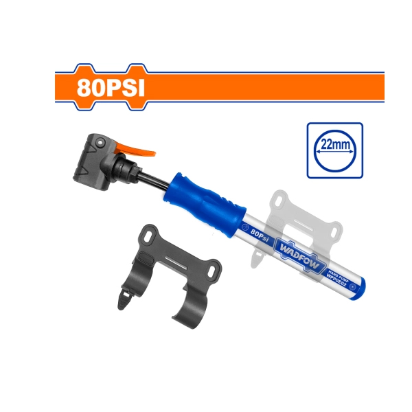 MINI INFLADOR DE MANO 80PSI WADFOW                                                                                                                    