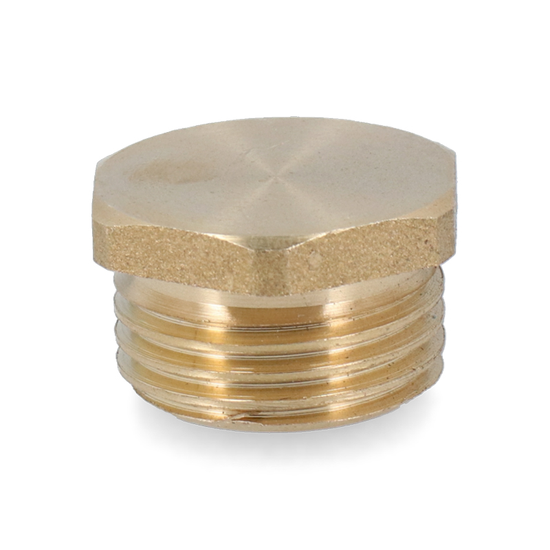 CONEXION 121B TAPON HEX. DE BRONCE 3/4